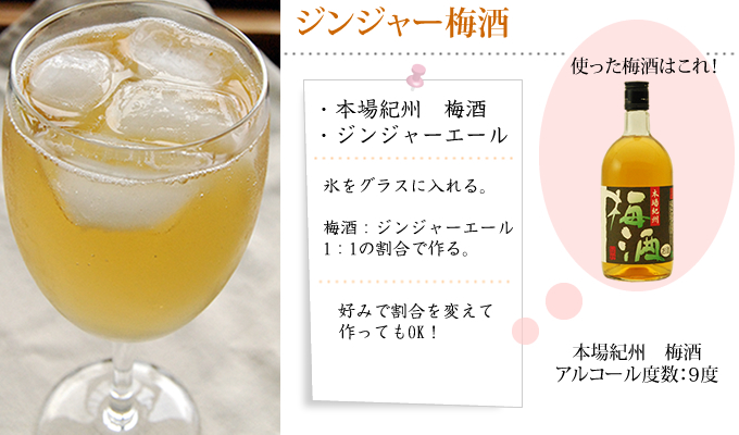 梅酒ジンジャー