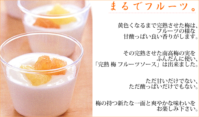 梅はフルーツだったのか!…と思える一品です。