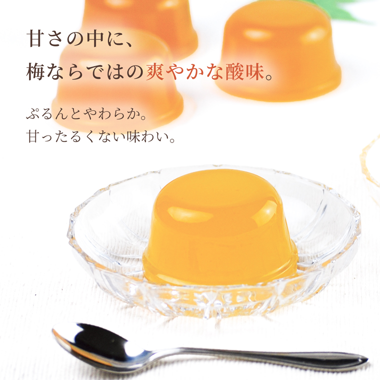 紀州産完熟南高梅を使った完熟梅ゼリーの味わい紹介